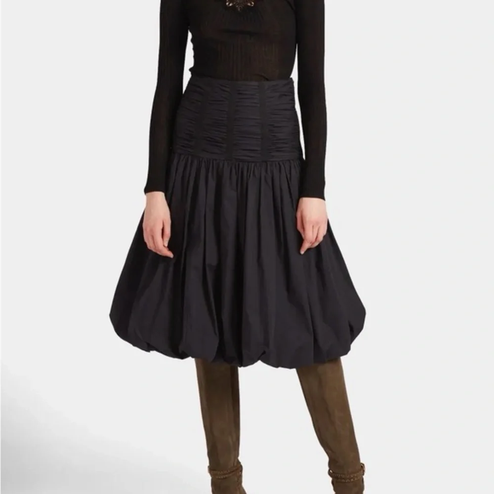 Ulla Johnson Black Rosaline A-Line Skirt BNWT sz 4 - Picture 2 of 6
